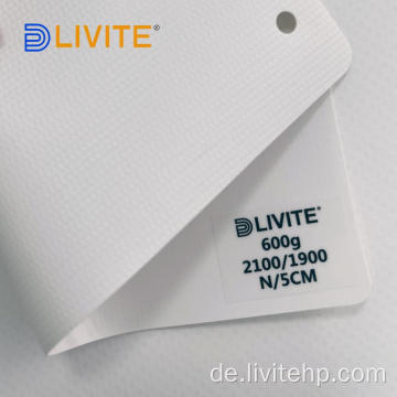 Livite 600GSM PVC -Plane für LKW -Rutschstoffstoff